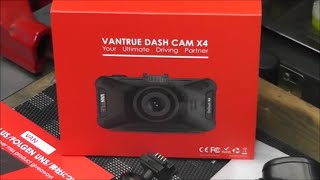 本物の4K ドライブレコーダー　VANTRUE　X４