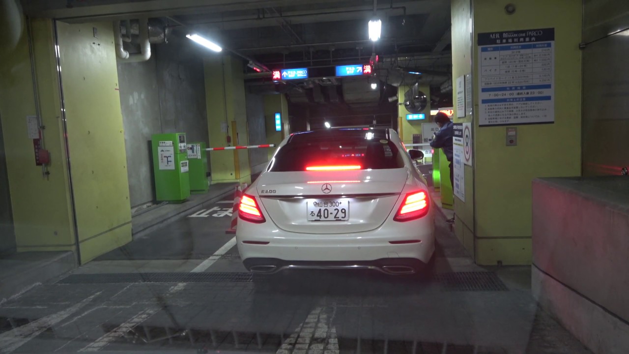 【4K】仙台AER地下駐車場(入庫⇒出庫)宮城県仙台市【車載動画】Underground parking lot