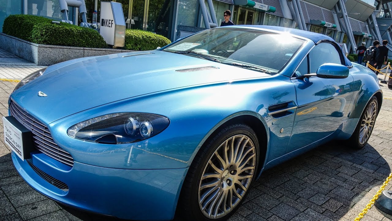 (4K)ASTON MARTIN V8 vantage アストンマーチン オープンカー – TOKYO MOTOR SHOW 2019