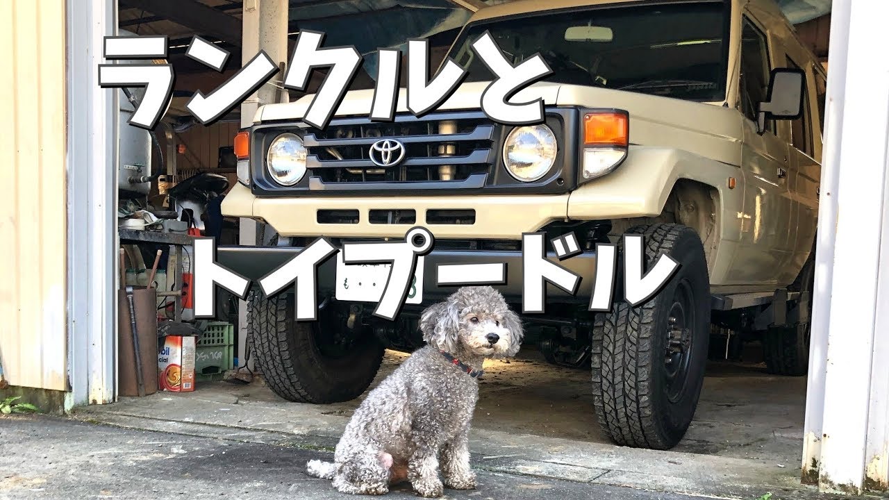 ランクルディーゼル70オーストラリア仕様のエンジン音を聞きながらおでかけ(Toyota Landcruiser Troopcarrier