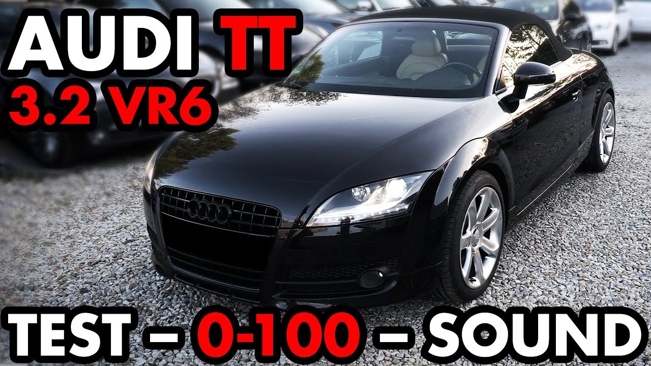 AUDI TT 3.2 VR6 S-Tronic (8J) | TEST & EXHAUST SOUND + 0-100 | OEM / STOCK | TEIL 1 | XHAUST