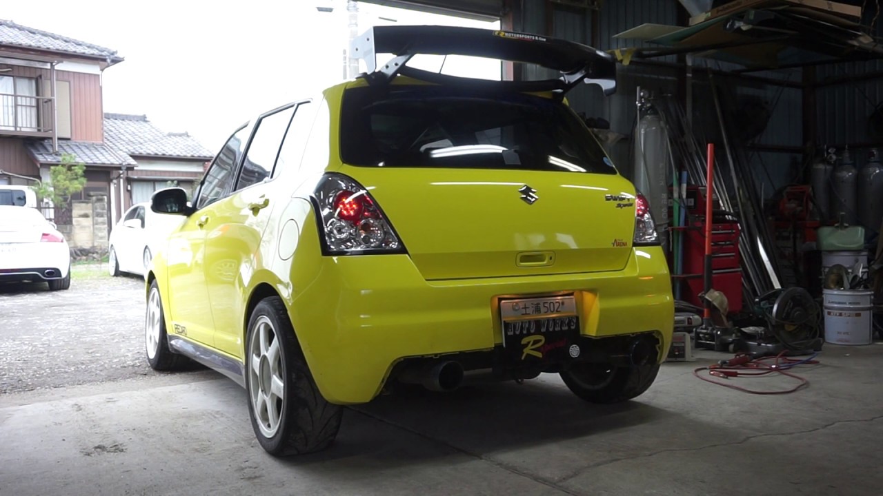 【AUTO WORK'S R マフラー加工】スズキ　スイフト