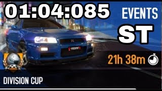 Asphalt 8 Division Cup Classified Mercedes Benz SLS AMG Coupe Black Series 01:04:085 ST