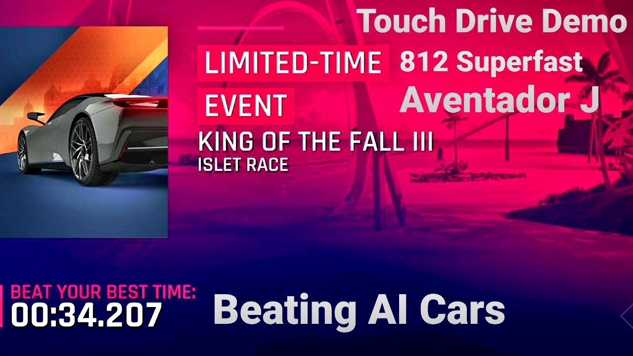 Asphalt 9| Aston Martin DBS Superleggera Hunt| Beating AI cars| Touch Drive Demo