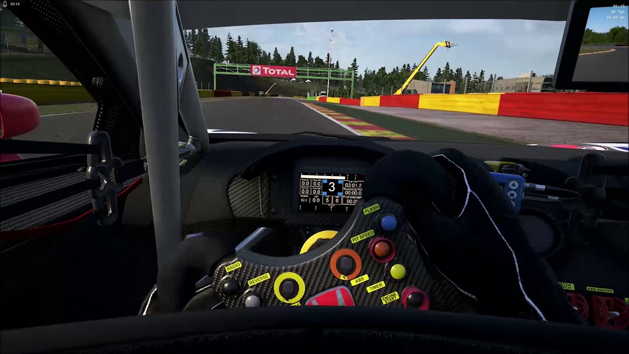 Assetto Corsa Competizione Honda nsx gt3 SPA