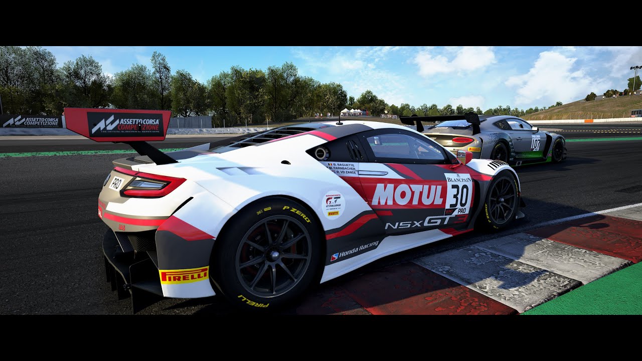 Assetto Corsa Competizione Short Race Honda NSX GT3 / Barcelona 1440P@60++