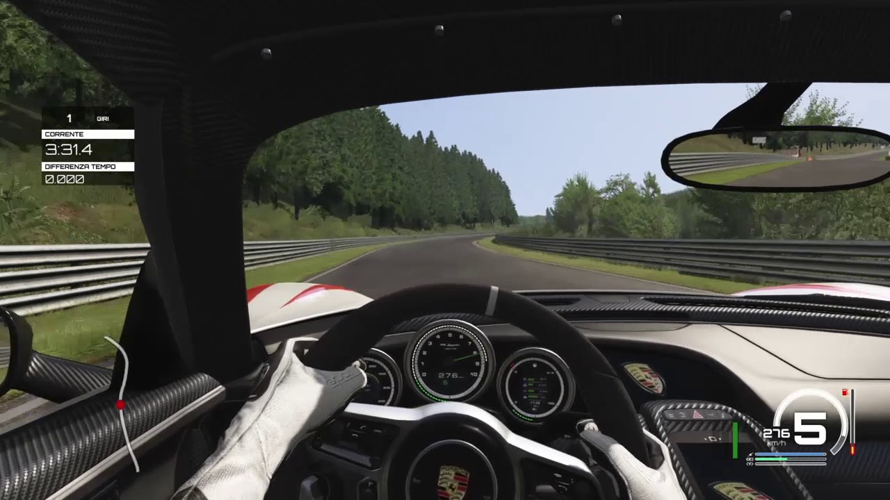 Assetto Corsa PS4 – Porsche 918 Spyder – Nordschleife GOLD 6:56:779 + SETUP