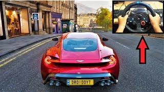 Aston Martin Vanquish – Forza Horizon 4 | Logitech g29 (Steering Wheel) Gameplay