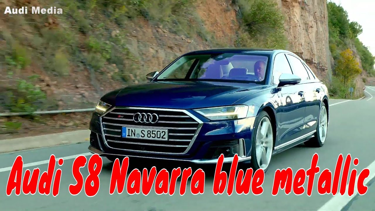 Audi S8 Navarra blue metallic (Footage) – Audi Media