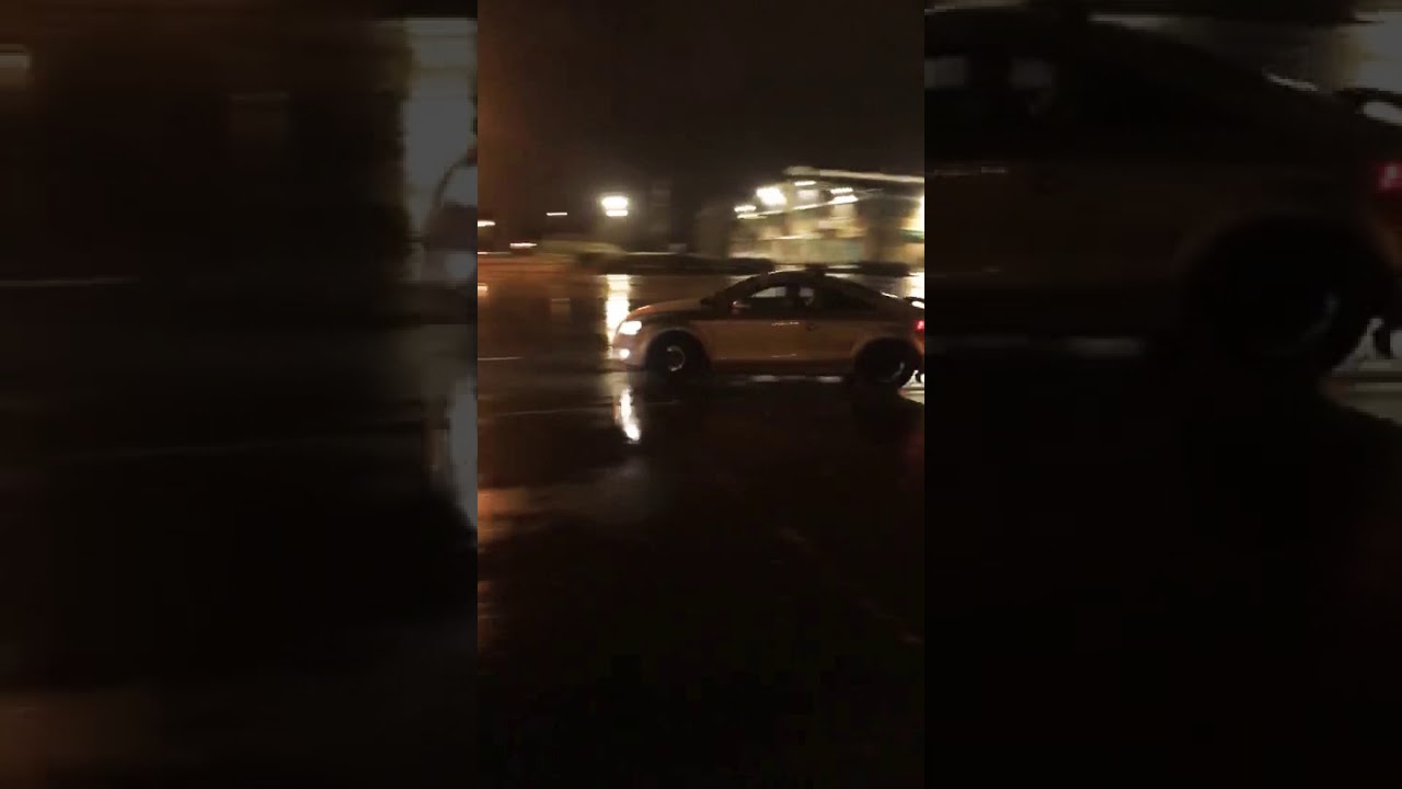 Audi TT rain play. Quattro Fun