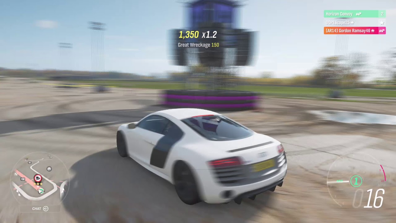 Audi r8 coupe v10 plus 5.2 fsi quattro (Stock) VS. Dodge Demon  (Stock) - Forza Horizon 4 Gameplay