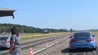 BMW M3 vs BMW M4 vs Mercedes C63 AMG vs Audi TT RS