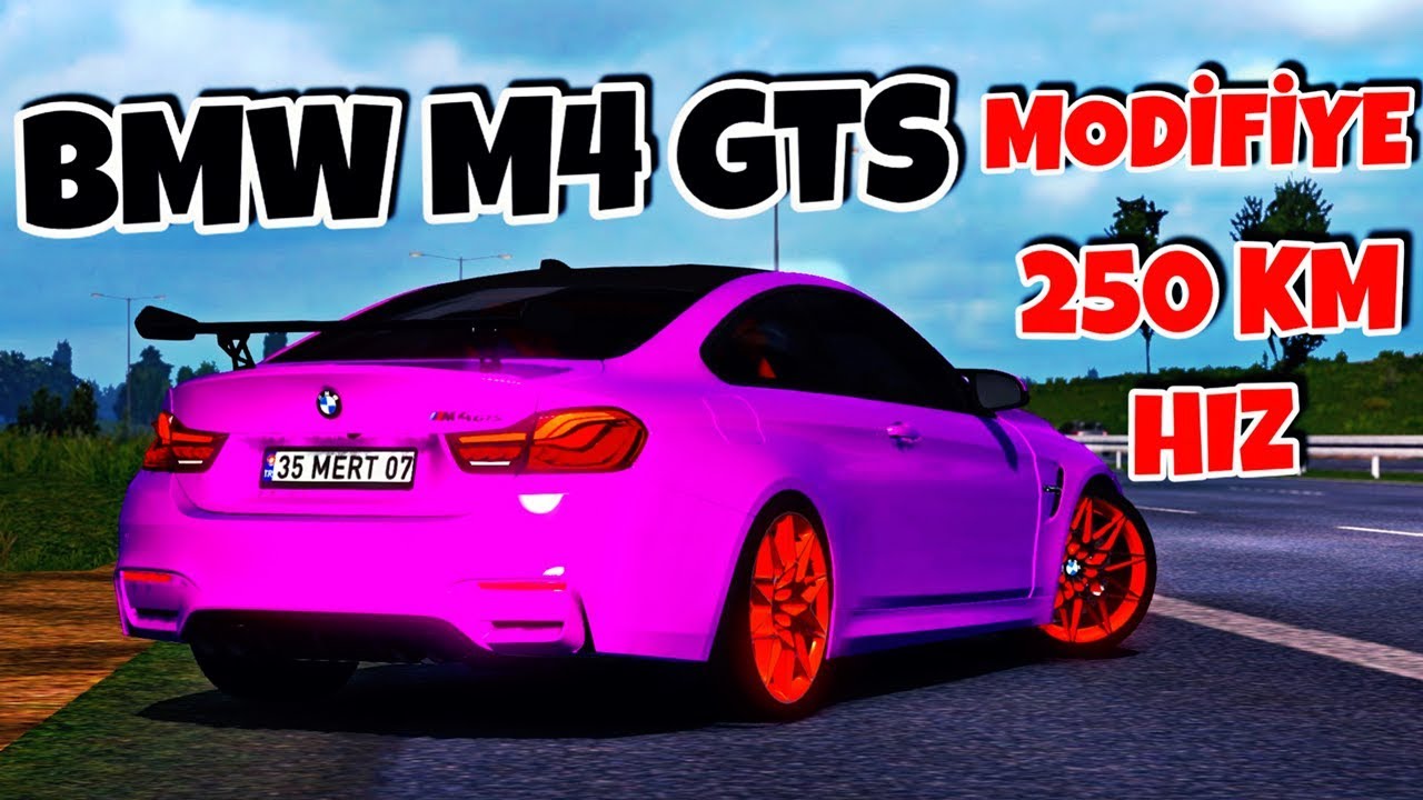 BMW M4 GTS MODİFİYELİ | 250 KM HIZ | ETS 2 MOD 1.35