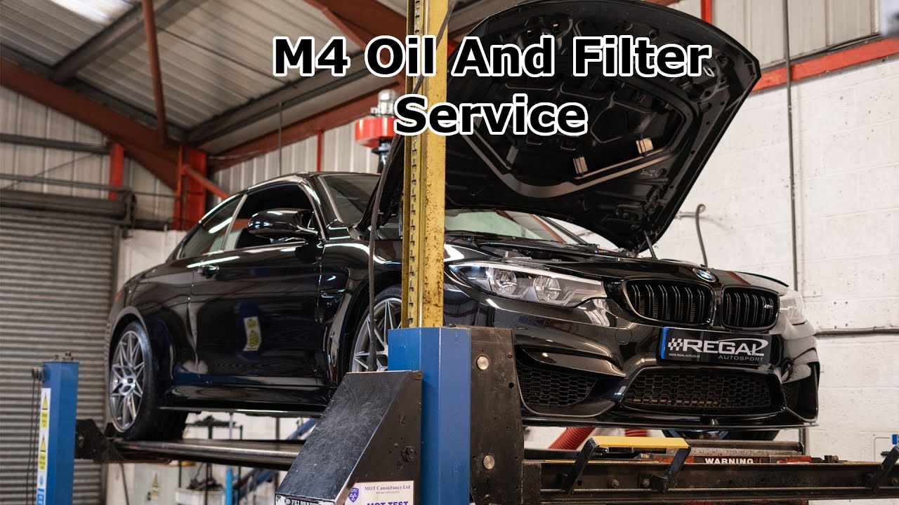 BMW M4 Oil and Filter Service