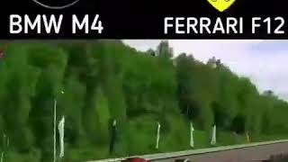/BMW M4  vs   /FERRARI F12