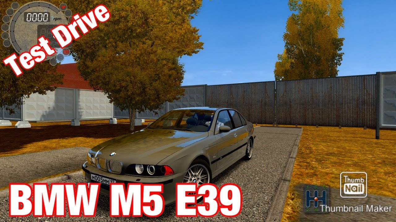 BMW M5 E39  – City Car Driving |  Logitech G29