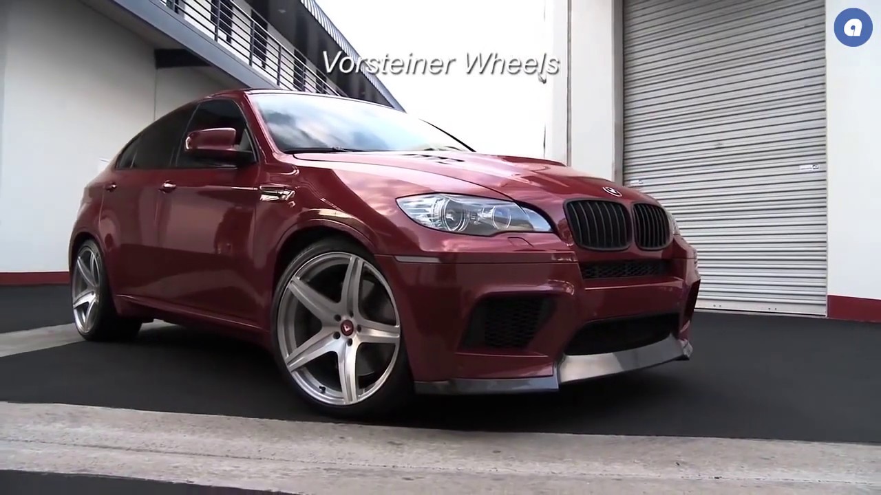 BMW X6 M   Vorsteiner Wheels vs Vossen Hybrid Forged HF 2 Wheels   AudioCityUSA