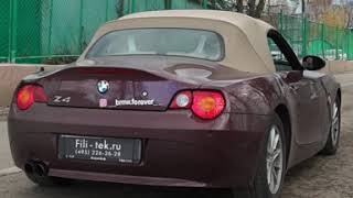 Спортивный глушитель на BMW Z4 с объёмом 2.5 литра 2003 года