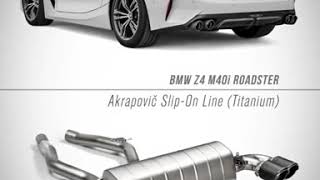 BMW Z4 M440i Echappement Ligne & Silencieux AKRAPOVIC by SupRcars.fr