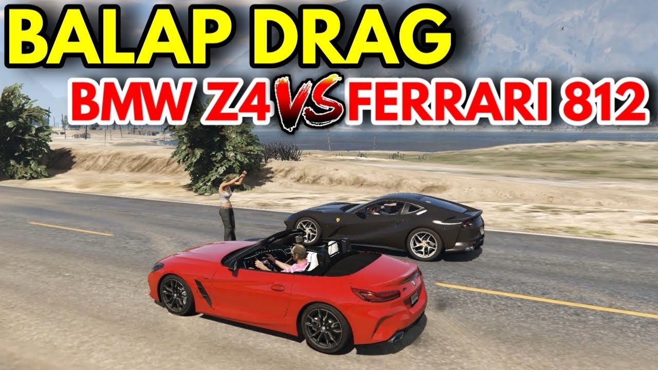 BMW Z4 VS FERRARI 812 - GTA 5 Mods
