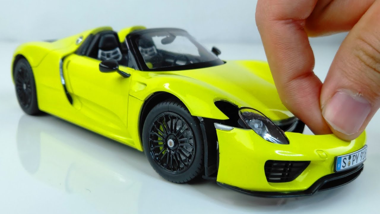 Building a Perfect Tiny  Porsche 918 Spyder Step by Step