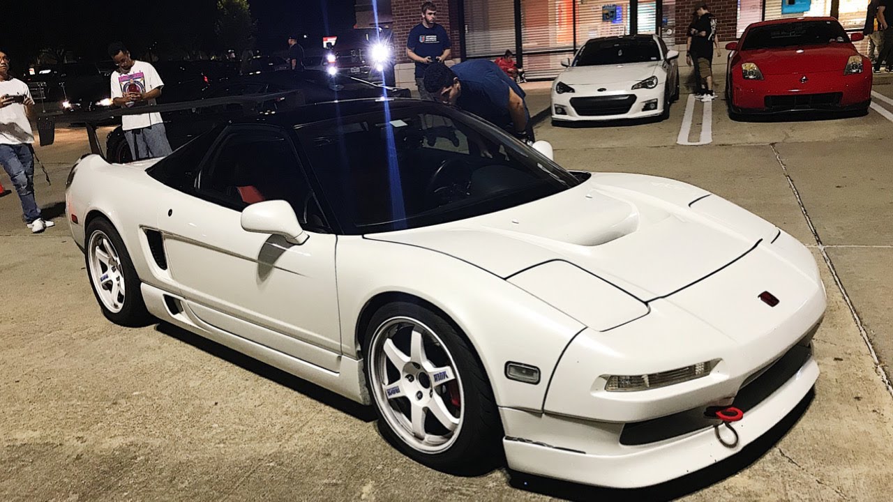 CRAZY HONDA NSX SHUTS DOWN CAR MEET!!