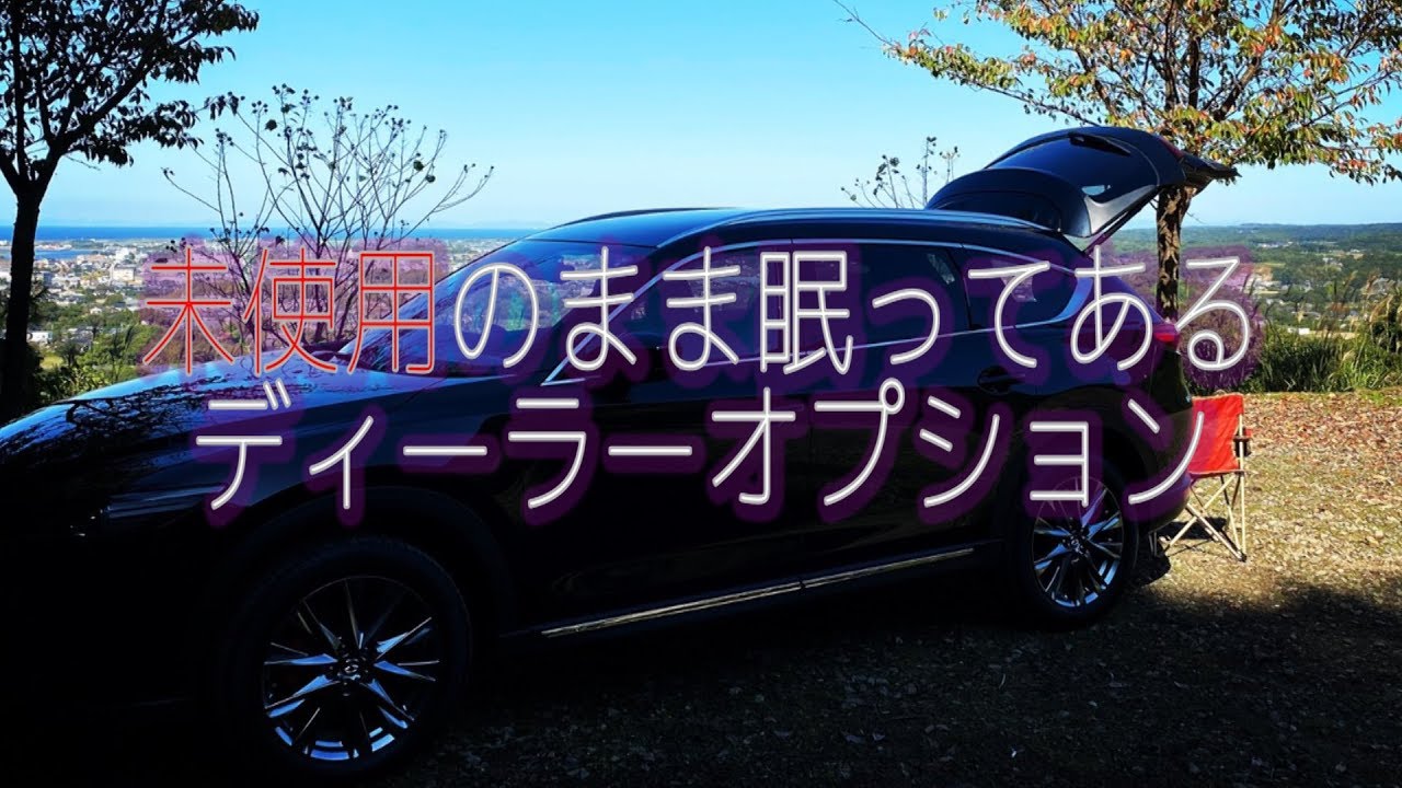 CX-8を納車した時に一目惚れして購入した【サイドタープ】を全く使用していない件