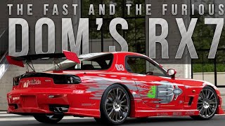 DOM’S Mazda RX 7 NEED for SPEED HEAT (FAST and FURIOUS)