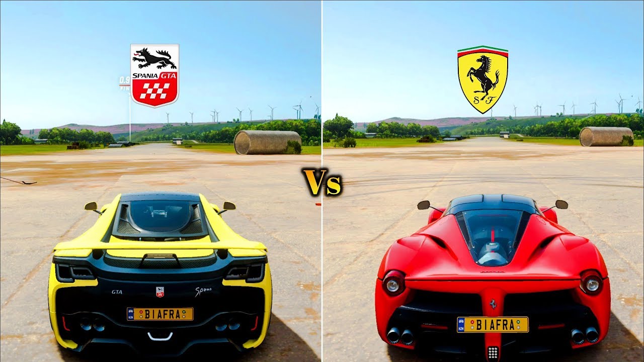 Drag Race: Ferrari LaFerrari Vs Spania Gta Spano | Forza Horizon 4