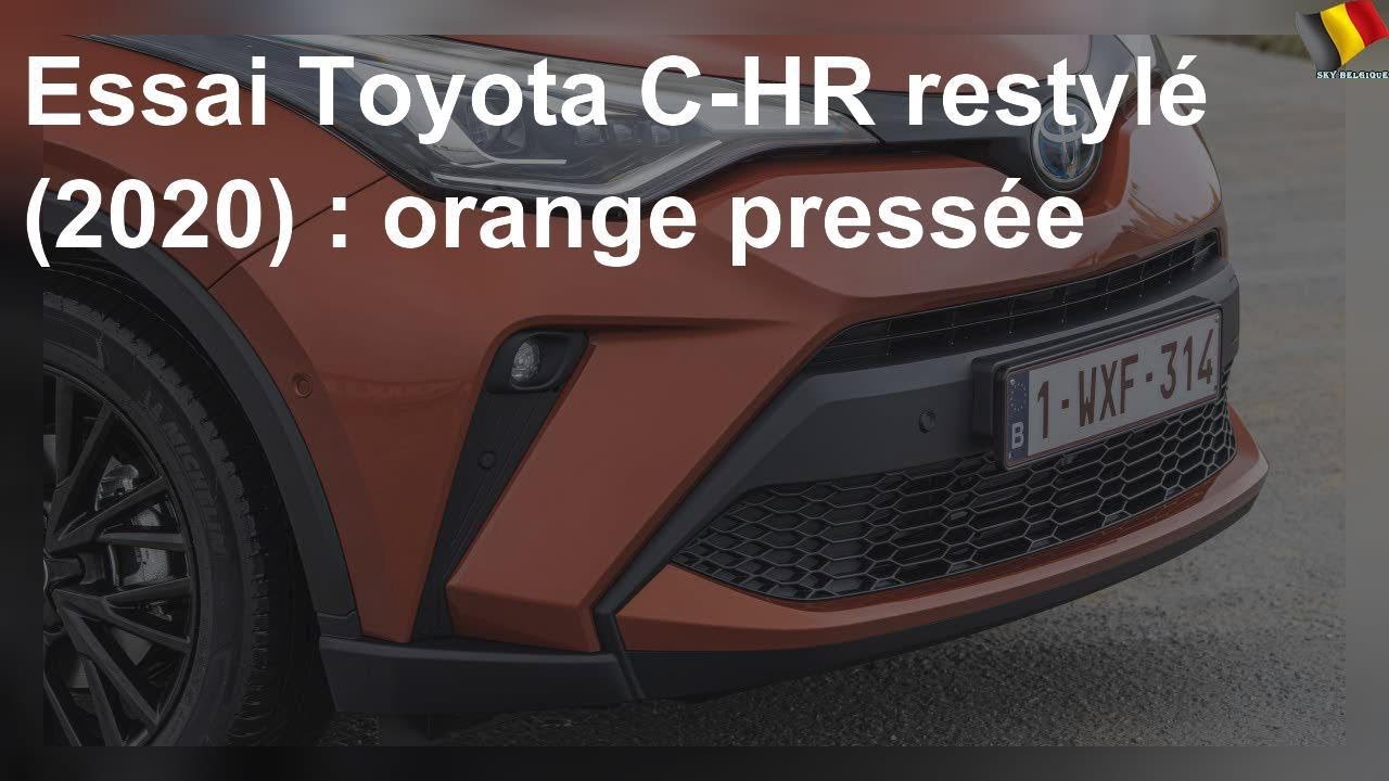 Essai Toyota C-HR restylé (2020) : orange pressée