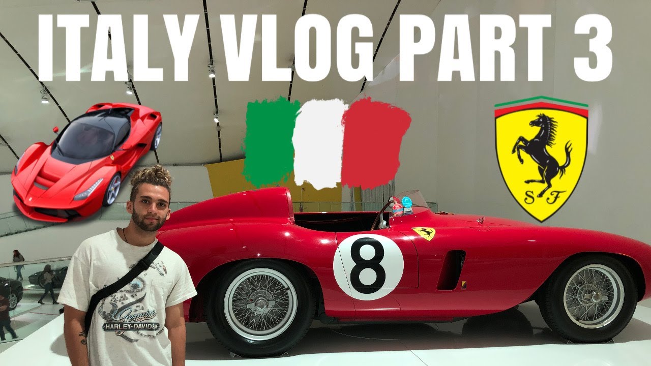 Ferrari Museums Tour From Modena & Maranello | Italy Vlog Part 3 ( LaFerrari & More )