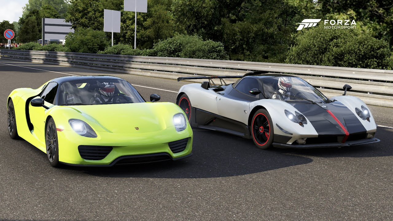 Forza 6 Drag race: Porsche 918 Spyder vs Pagani Zonda Cinque (Rematch)