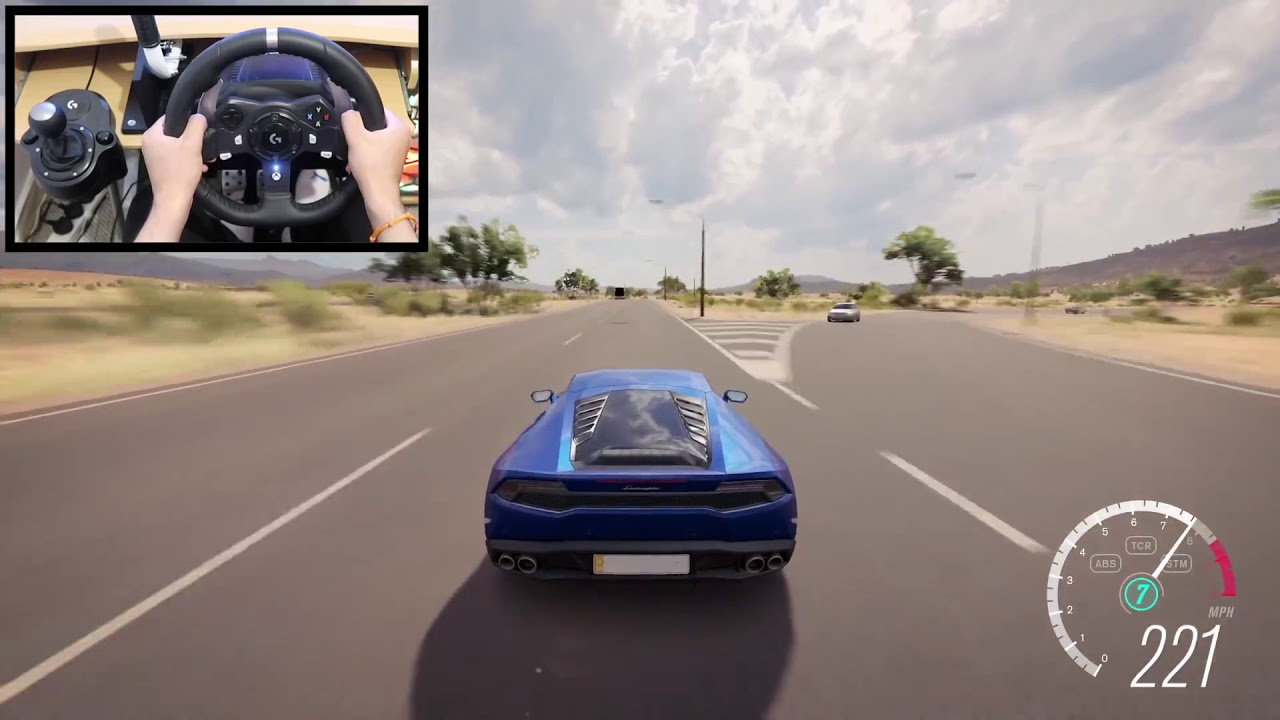 Forza Horizon 3  🍁🍋 Driving Lamborghini Huracan LP 610 4 Steering Wheel + Paddle Shifters  🌺🍉 Ga