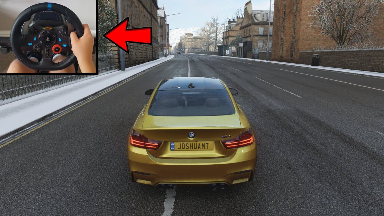 Forza Horizon 4 City Drifting in the BMW M4 | Logitech G29