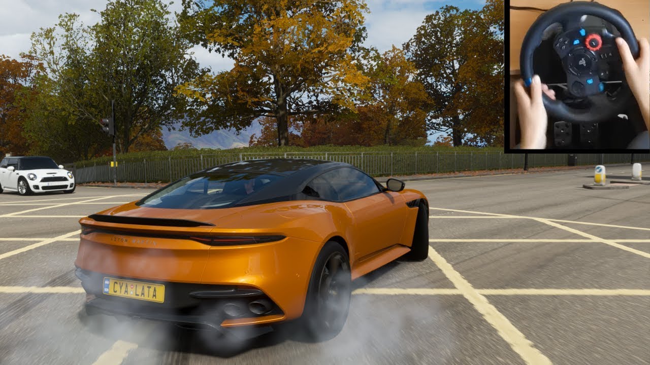 Forza Horizon 4 Drifting Like A BOSS Aston Martin DBS Superleggera (W/ Steering Wheel)