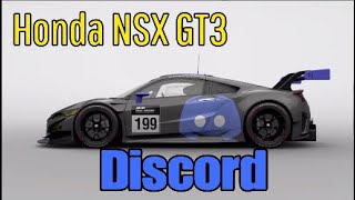 GT Sport Decal: Discord – Honda NSX GT3