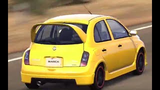 【GT5】 日産 マーチ 12SR ’07 【DEMO】,Lightning Yellow,ENKEI COMPETITION S2,エアロパーツ,