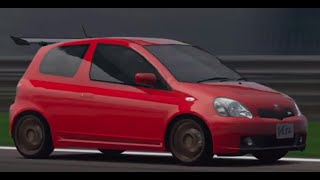 【GT5】 トヨタ ヴィッツ RS ターボ ’02【DEMO】,Super Red V,RAYS VOLK RACING TE37