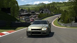 GT6 - Nissan SKYLINE GT-R V-spec II Nür (R34) '02 - At Nordschleife