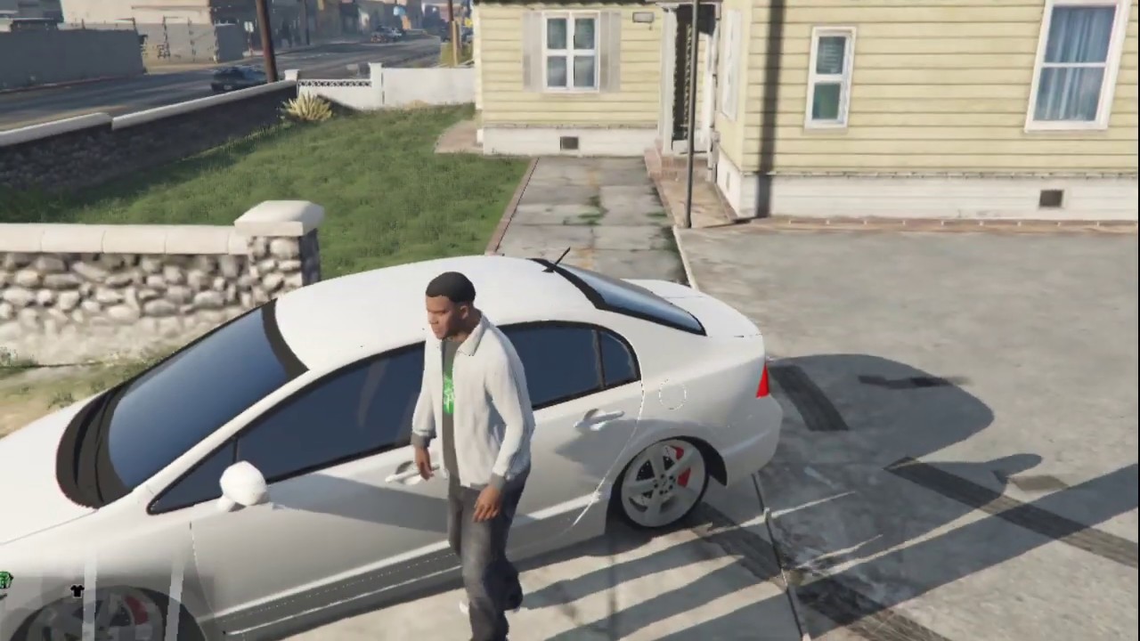 #GTA 5 Honda Civic  lxl 2010 /  Audi s8 2013// 2013 Jeep'F&F Pakistani mod,s