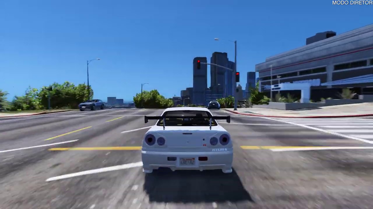 GTA 5 Mods Make Visuals Great Again(M.V.G.A)+Nissan Skyline GTR R34+Norman Reedus