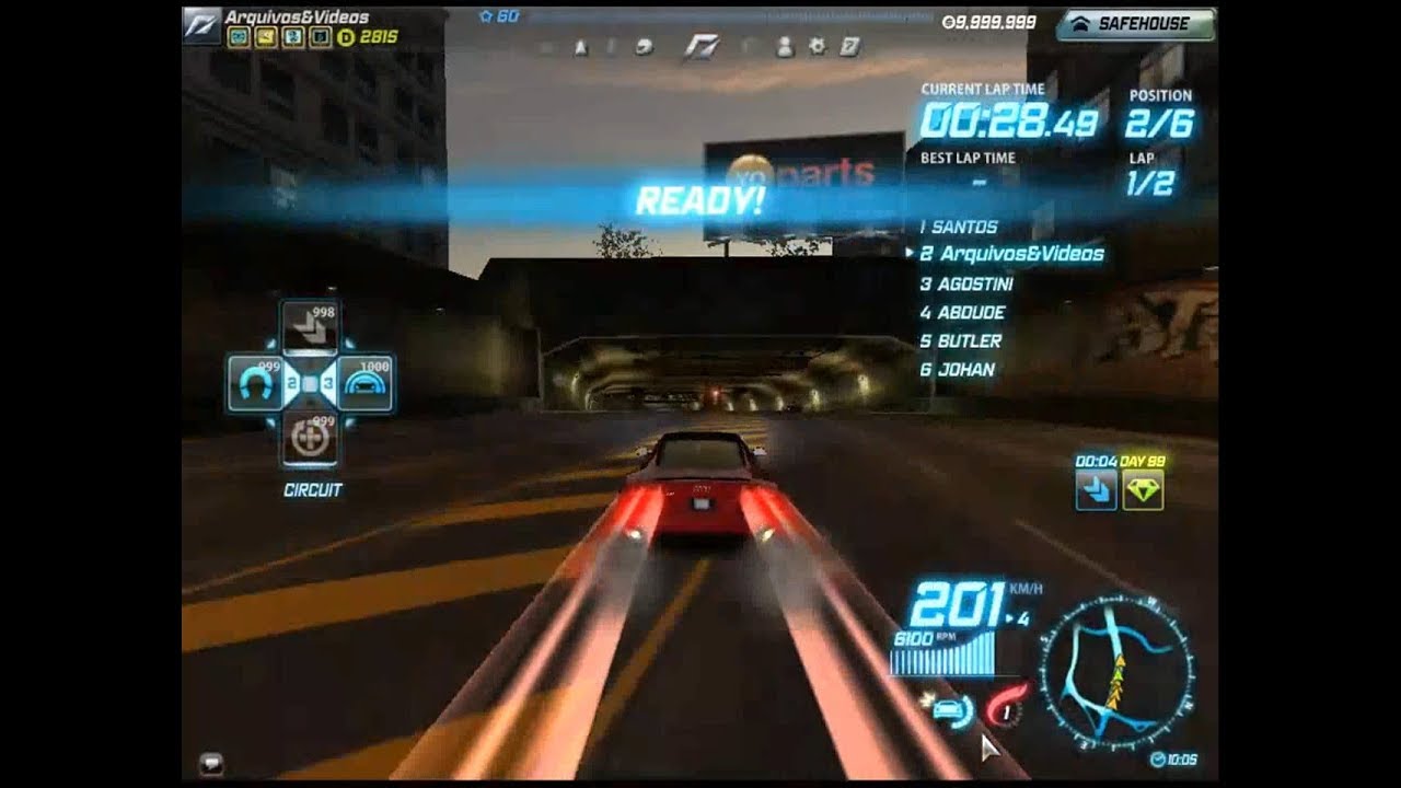 Gameplay NFS World Audi R8 Coupe 5.2 FSI Quattro Circuit