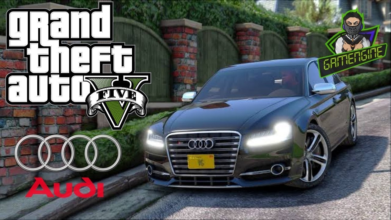 Grand theft auto 5 [ AUDI S8 ] REVIEW GAMEPLAY