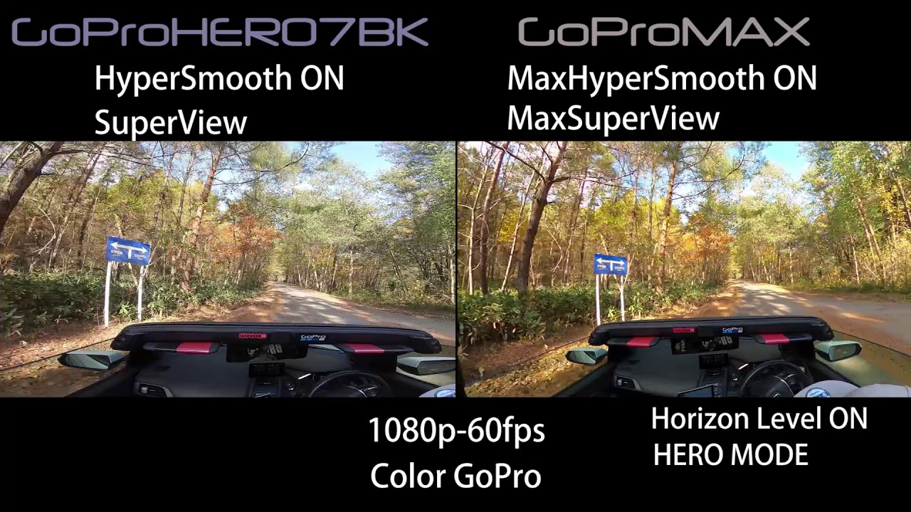 HONDA S660 HERO7BK vs GoProMAX(HERO MODE)