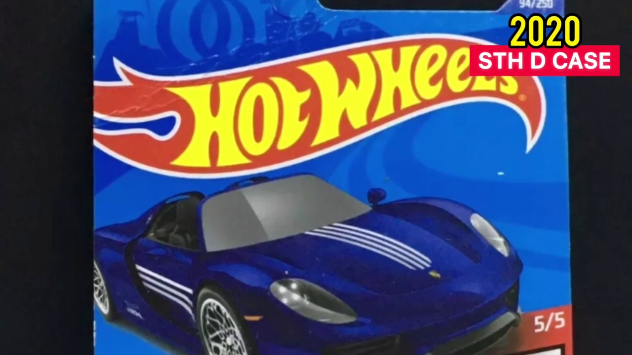 HOT WHEELS 2020 SUPER TH: PORSCHE 918 SPYDER - D CASE