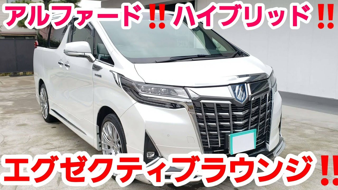 新型アルファード‼HYBRID‼エグゼクティブラウンジ‼こんなにカスタマイズされたエグゼクティブラウンジは見たことがない。