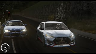 HYUNDAI VELOSTER N vs NISSAN SKYLINE GT-R R34