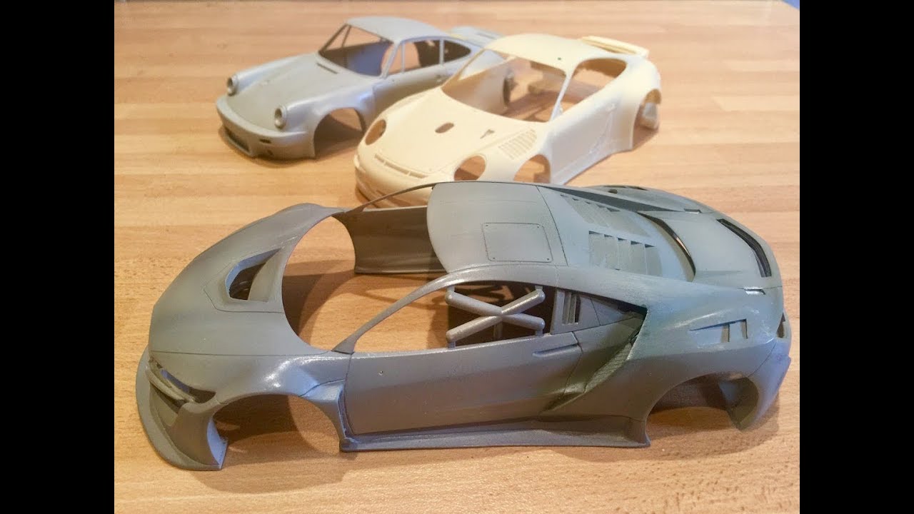 Honda/Acura NSX GT3 – 1/24 resin body conversion kit presentation