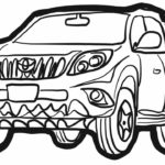 How to draw LAND CRUISER car step by step トヨタ・ランドクルーザーの描き方