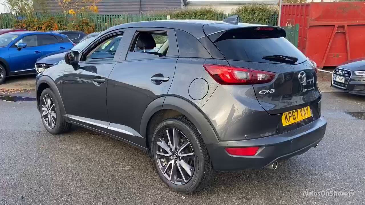 KP67VAY MAZDA CX-3 SPORT NAV GREY 2017, Cambria Northampton Motors